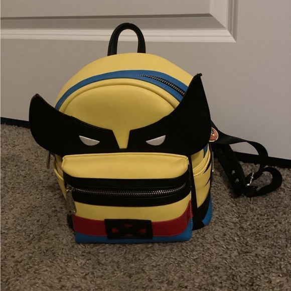 Marvel X-Men Wolverine Loungefly Mini Backpack (PlsRead